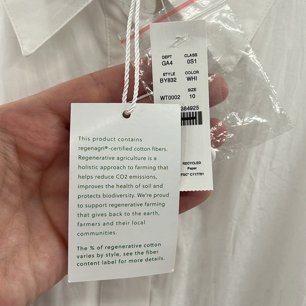 J. Crew White Midi Shirt Dress - Picture 4 of 11